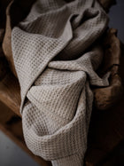 Leinen-Waffel-Handtuch Natur