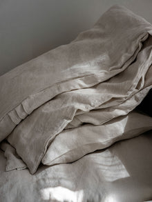 Naturleinen Stoffstruktur, Nahaufnahme