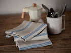 Küchenhandtuch mit blauen Streifen